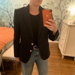 Woman’s Navy Vintage Blazer Perfect Fit Lined